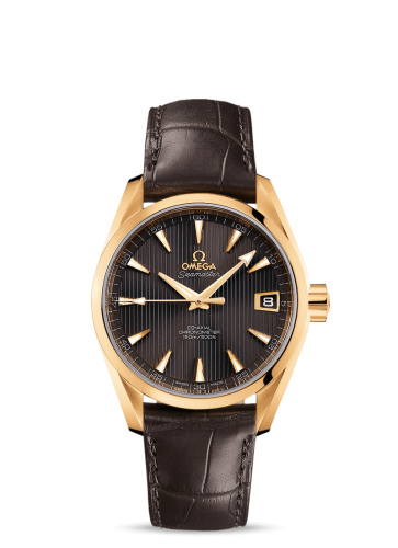 Omega Seamaster Aqua Terra 150M Co-Axial 38.5 Yellow Gold / Grey